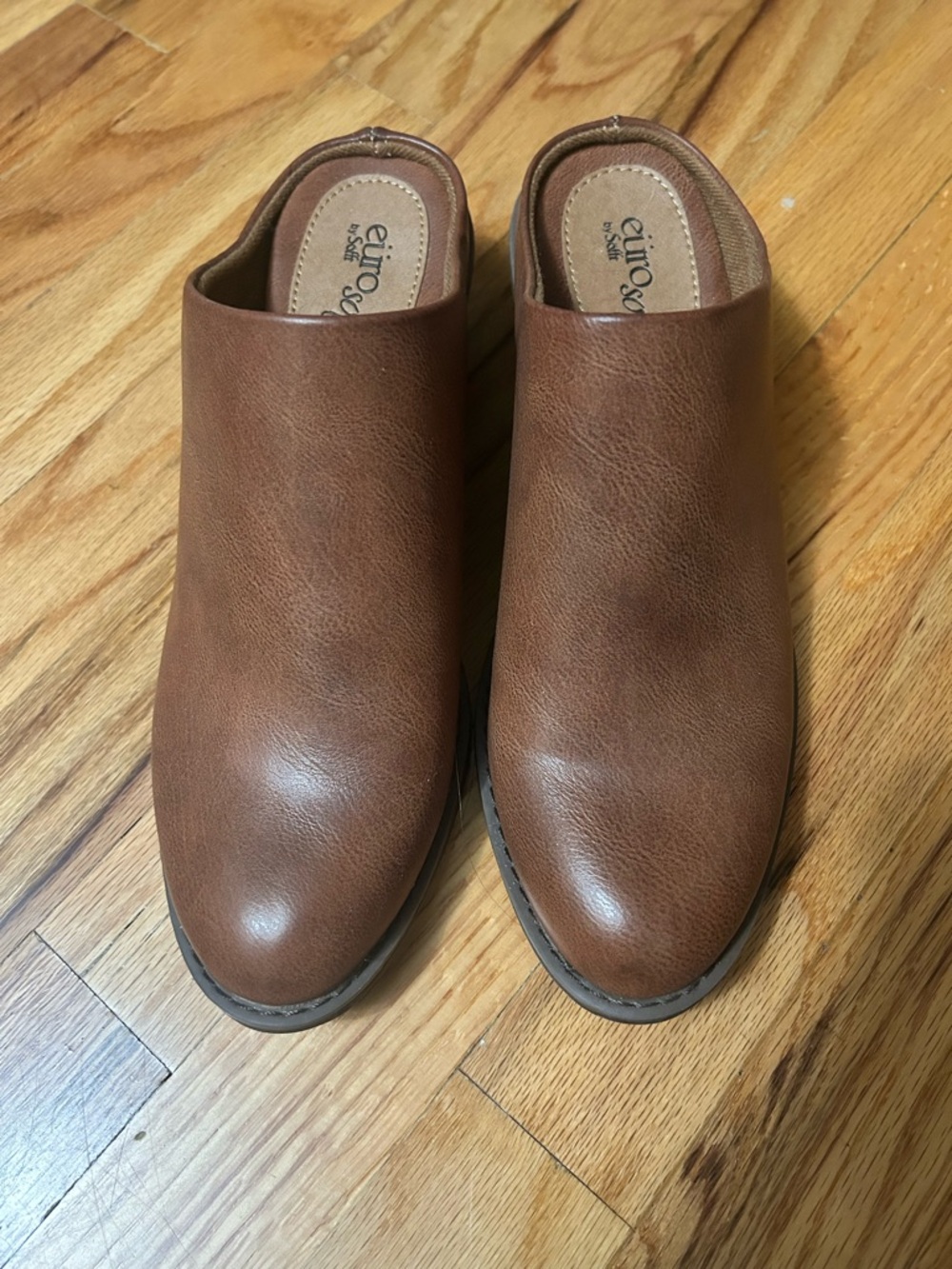Aerosoles Brown Leather Slip-On Flats